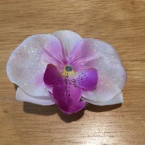 Orchid Hair Barrette or Pin